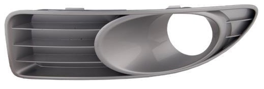 LINEA 2007-2012 FRONT BUMPER GRILLE, W/ FOG LAMP HOLE, GRAY, LEFT