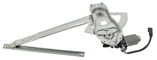 TRANSIT MKVI (V184) 2001-2006 + MKVII (V347) 2006-2013 FRONT DOOR WINDOW-LIFT REGULATOR, ELECTRIC ADJ., W/ MOTOR, RIGHT