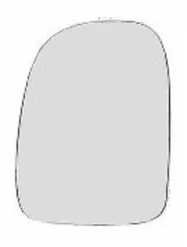 TRANSIT MKV 1995-2001 SIDE MIRROR GLASS, MANUAL ADJ., LEFT