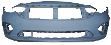 TIPO (AGEA) 2015- FRONT BUMPER W/ FOG LAMP HOLE, W/O SHOCK ABSORBER, PRIMED (ALL) 