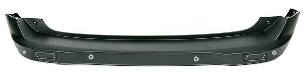 TOURNEO COURIER 2014-2018 REAR BUMPER, W/ SENSOR HOLE, BLACK
