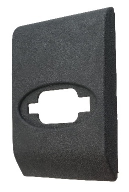 MASTER III 2010-2014 (+2014-2019) "B" COLUMN MOULDING, BETWEEN FRONT DOOR AND SIDE DOOR RIGHT,  W/MARKER LAMP HOLE (+NISSAN NV 400 2010-2014 & 2014-2019, OPEL MOVANO 2010-2014 & 2014-2019 )