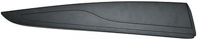 CLIO IV 2013-2015 REAR DOOR MOULDING, BLACK, RIGHT