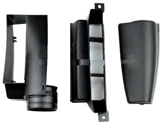 OCTAVIA 2004-2012 (+GOLF,JETTA,A3) AIR INLET SCOOP, SET (3 PIECE)