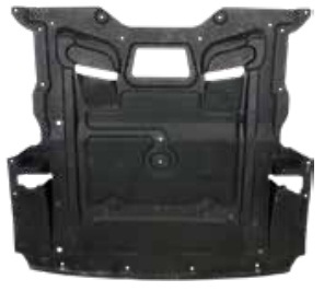 5 F10 2010-2013 ENGINE PROTECTIVE UNDERCOVER, FELT (+BMW 5 F10 