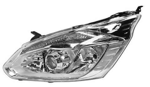 TRANSIT CUSTOM MK8 (V362) 2013-2018 HEADLAMP ELECTRIC ADJ., LHD, LEFT
