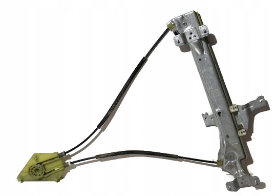 FLUENCE 2010-2012 REAR DOOR WINDOW-LIFT REGULATOR, ELECTRIC ADJ., W/O MOTOR, LEFT