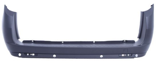 DOBLO 2010-2014 (SINGLE DOOR) REAR BUMPER, W/ SENSOR HOLE, BLACK