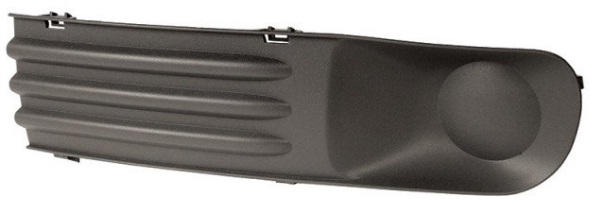 TRANSPORTER T5 2005-2010 FRONT BUMPER GRILLE, W/O FOG LAMP HOLE, LEFT