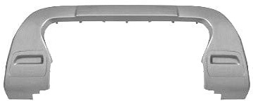 DUSTER 2018-2021 FRONT BUMPER MOULDING, GRAY, W/ TOW HOOK COVER