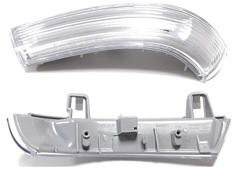GOLF V 2003-2007  SIDE INDICATOR, ON MIRROR, WHITE, LEFT (GOLF VI 2009-2013, JETTA 2005-2010, PASSAT 2000-2005, PASSAT 2005-2010)