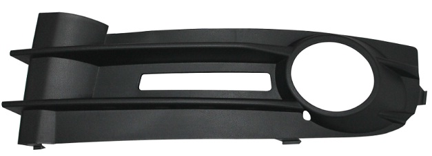 CADDY 2004-2011 FRONT BUMPER GRILLE, W/ FOG LAMP HOLE, LEFT