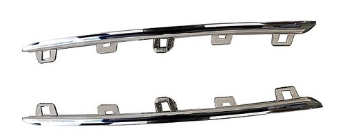 MEGANE IV HATCHBACK / SEDAN 2016- RADIATOR GRILLE UPPER MOULDING, CHROMED (2 PIECES)