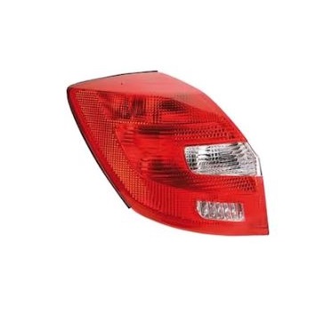 FABIA 2008-2014 HATCHBACK REAR LAMP COMPLETE W/O BULB, LEFT