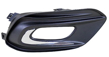 TIPO (AGEA) 2015- SEDAN FRONT BUMPER GRILLE, W/ FOG LAMP HOLE, W/ CHROME, RIGHT