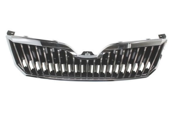 SUPERB 2013-2015 FRONT GRILLE CHROME, W/CHROME MOULDING
