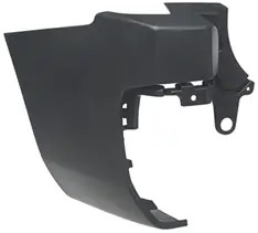 PARTNER 2018- REAR BUMPER CAP LEFT, (TWIN DOOR) (LONG VEHICLE) (+RIFTER 2018- , OPEL COMBO D 2018- ,  CITROEN BELINGO 2018- , TOYOTA PROACE CITY 2020- , FIAT DOBLO 2022- )