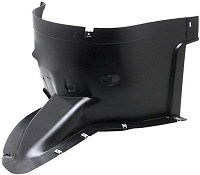 OCTAVIA 2004-2013 FRONT FENDER INNER PLASTIC, FRONT / FRONT, RIGHT (VACUUM)