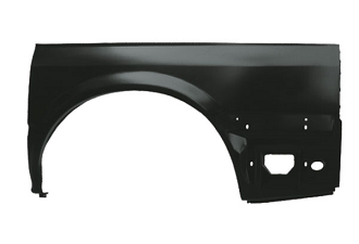 TRANSIT MKVI (V184) 2001-2006 + MKVII (V347) 2006-2013 1/4 REAR SIDE PANEL (1/4 REAR LOWER FENDER) SHORT CHASSIS, LEFT