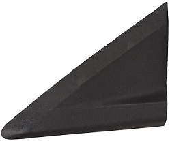 TOURNEO COURIER 2014-2018 + 2018-2023 SIDE MIRROR EXTERIOR TRIM, LEFT, (TRIANGLE) W/ CLIPS