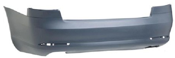OCTAVIA 2009-2012 REAR BUMPER, W/O SENSOR HOLE
