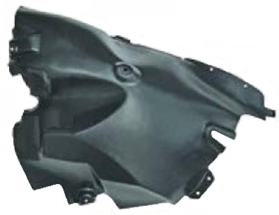 CRAFTER 2006-2016 FRONT FENDER INNER PLASTIC, REAR PIECE, LEFT (+MERCEDES SPRINTER 2006-2013)
