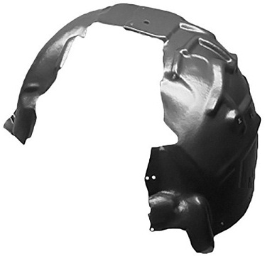 A4 2008-2012 FRONT FENDER INNER PLASTIC, RIGHT