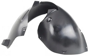 CC 2008-2012 FRONT FENDER WHEELHOUSING (INNER PLASTIC), LEFT, REAR PIECE (INJECTION)	